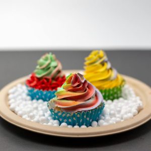 rainbow muffins